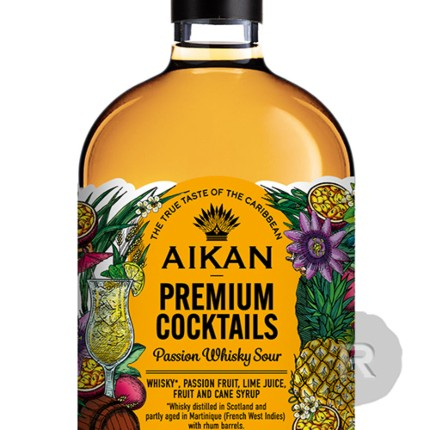 Aikan - Premium cocktails - Passion Whisky Sour - 70cl - 24,5°