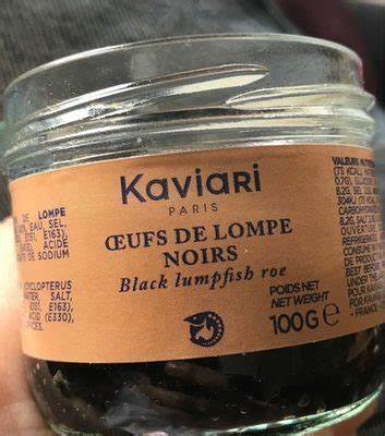 Oeufs de lompe noirs