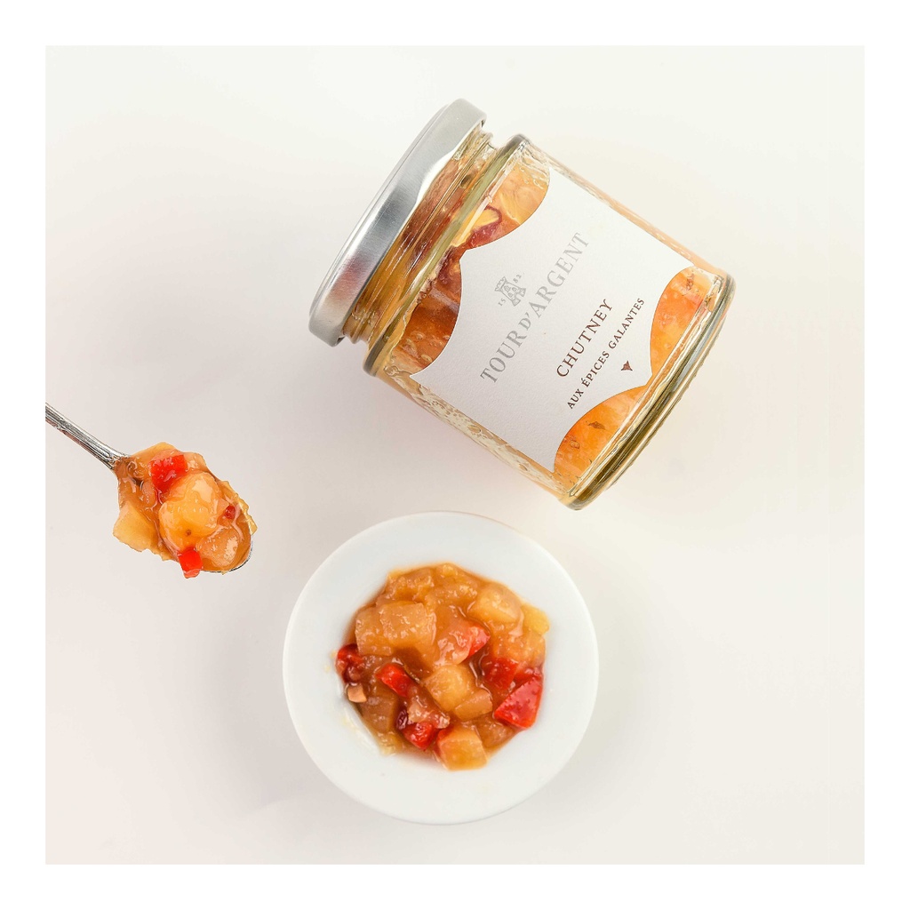 Chutney aux Épices galantes - La Tour d'Argent- 220g