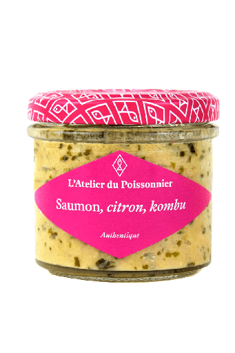 Atelier du Poissonnier                                   
Rillettes de saumon, citron, kombu