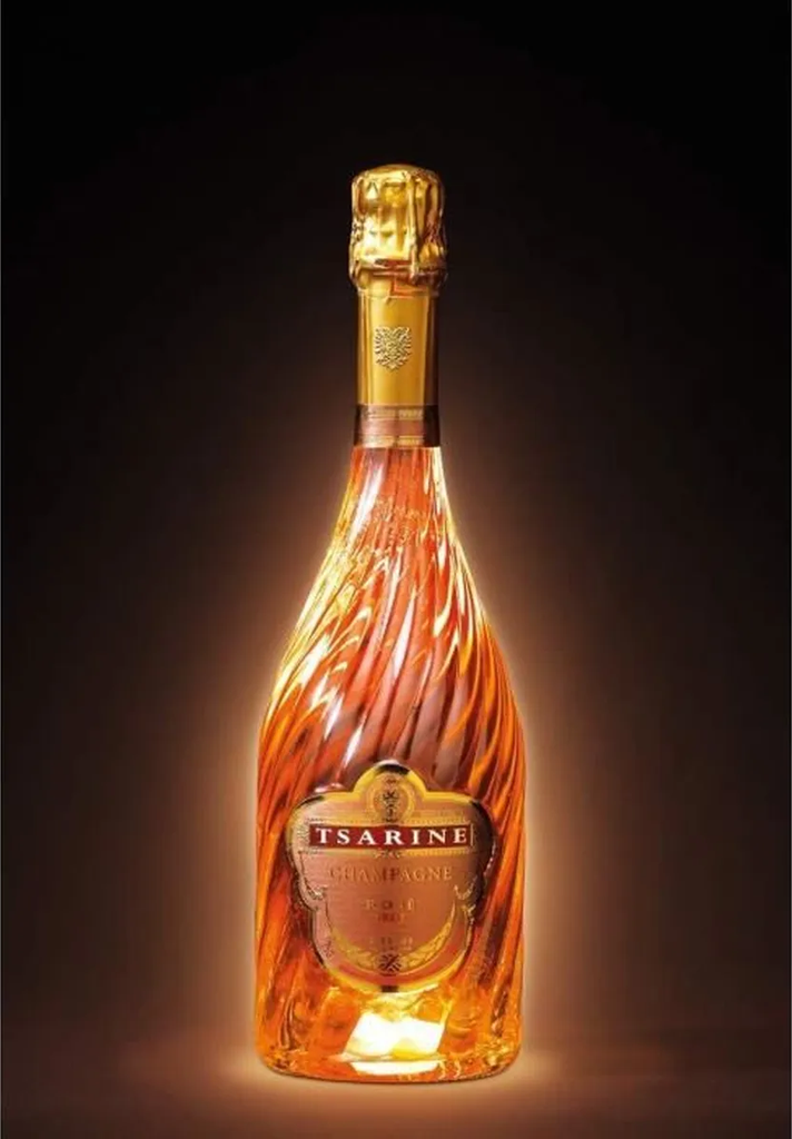  Tsarine Champagne Rosé Lux  - Bouteille illuminée