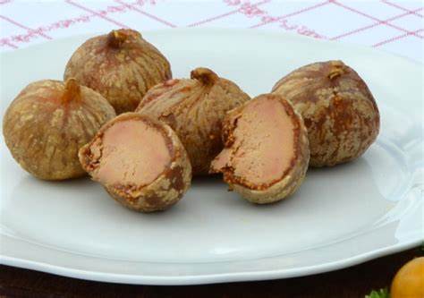 Figues Farcies au foie gras -CASTAING-