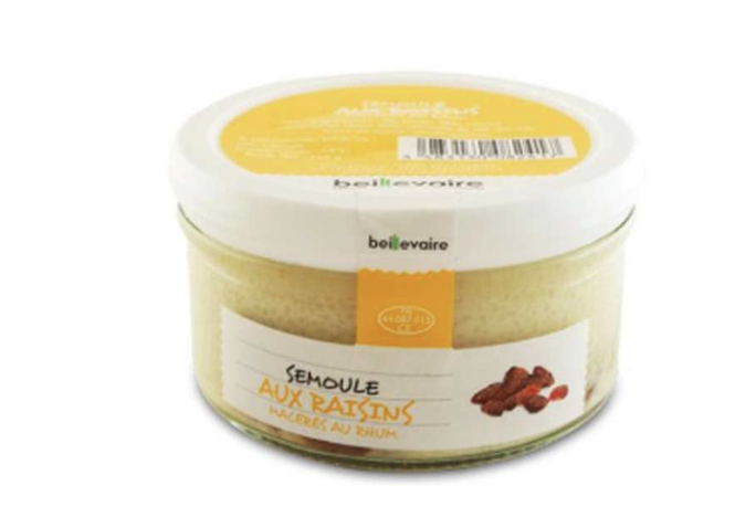 Semoule aux raisins, Beillevaire (125 g)