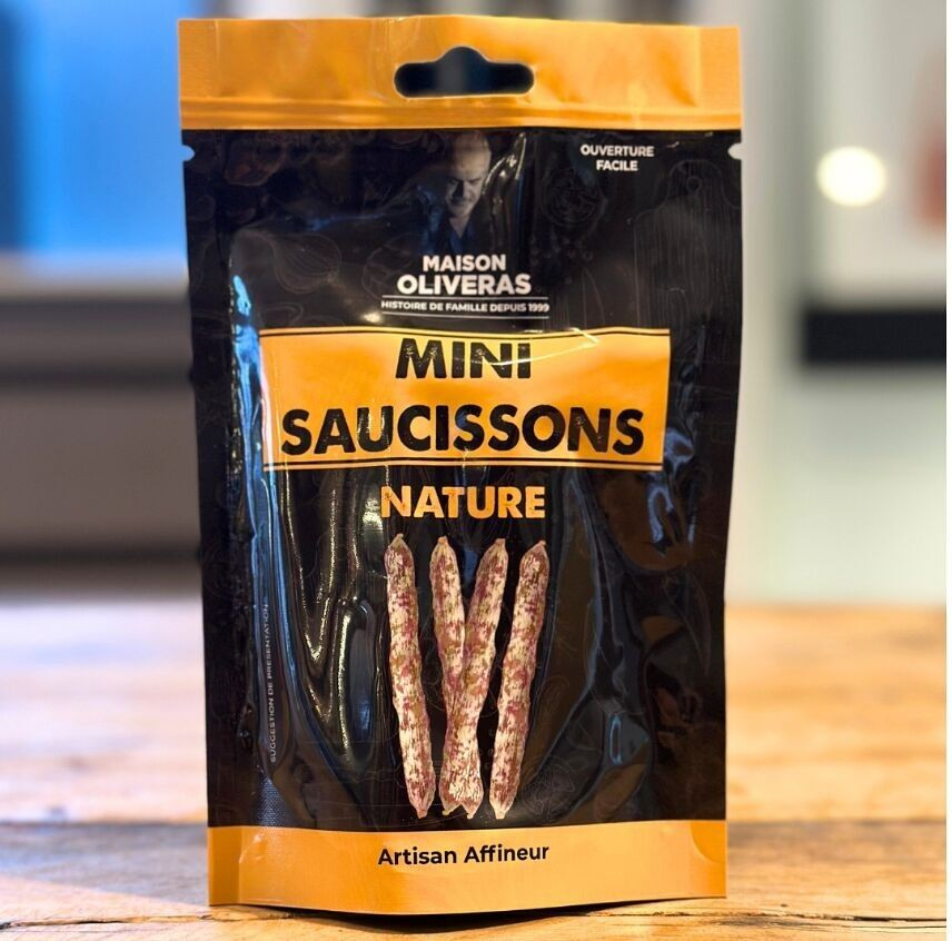 Mini Saucisson nature, format 100g Oliveras  