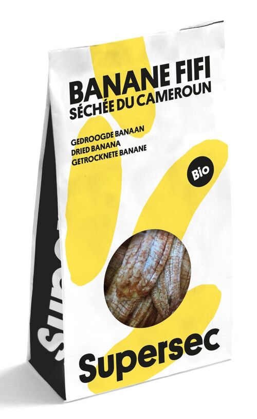 Banane séchée BIO 12 x 110g - Supersec