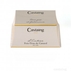 Castaing 1923 
Foie gras de canard mi-cuit en bûche 500g