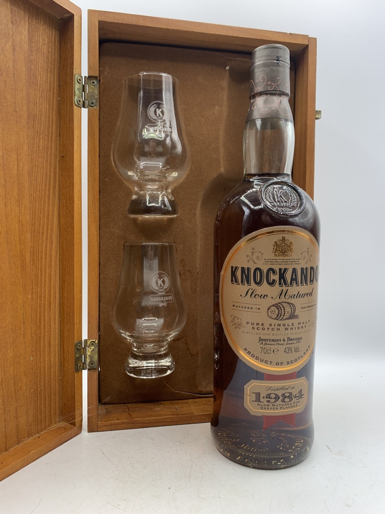 Whisky Knockando 1984 avec son coffret