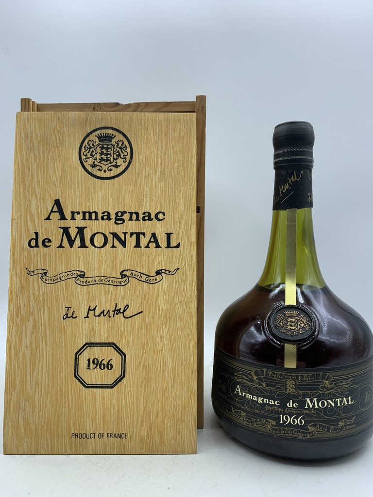 Armagnac de Montal 1966 avec son coffret bois