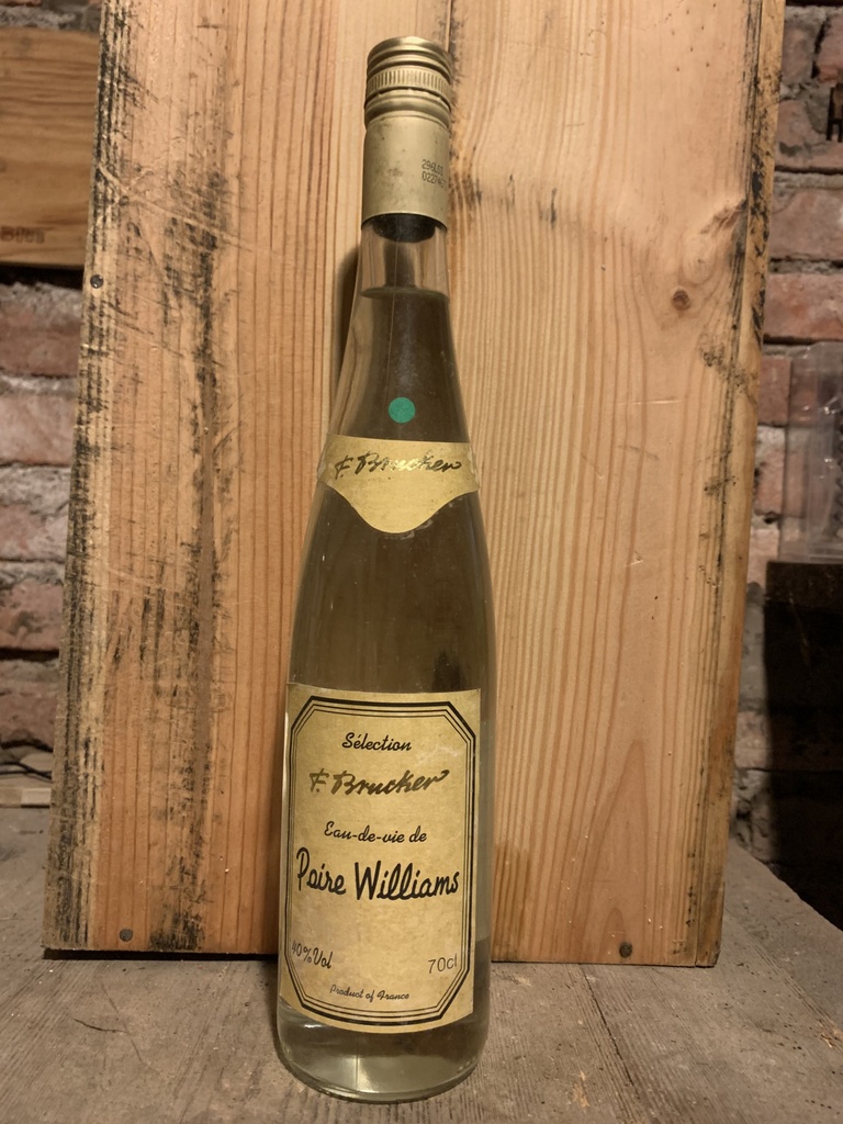 Eau de vie de Poire Williams F. BRUCKER