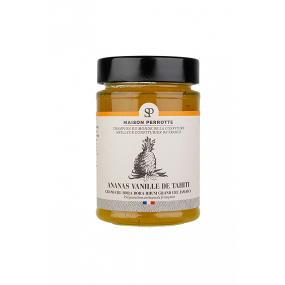 Confiture ananas vanille Perrotte 