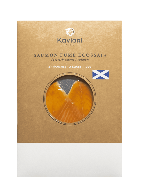 SAUMON FUMÉ ECOSSAIS 100g  Kaviari