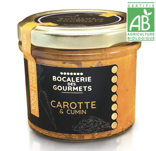 [4035] Bocalerie des Gourmets                                Tartinable de légume Carotte & cumin - Bio