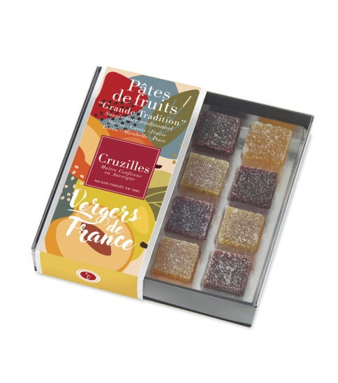 [33004] Cruzilles Pâtes De Fruits Grande Tradition Vergers De France Boite 210g