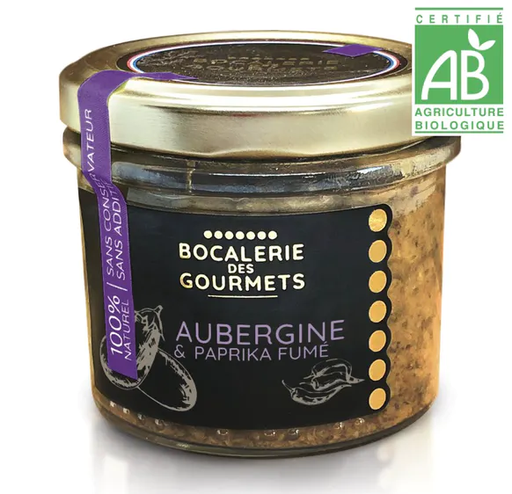 [34002] Bocalerie des gourmets                               Tartinable de légume Aubergine & paprika fumé - Bio