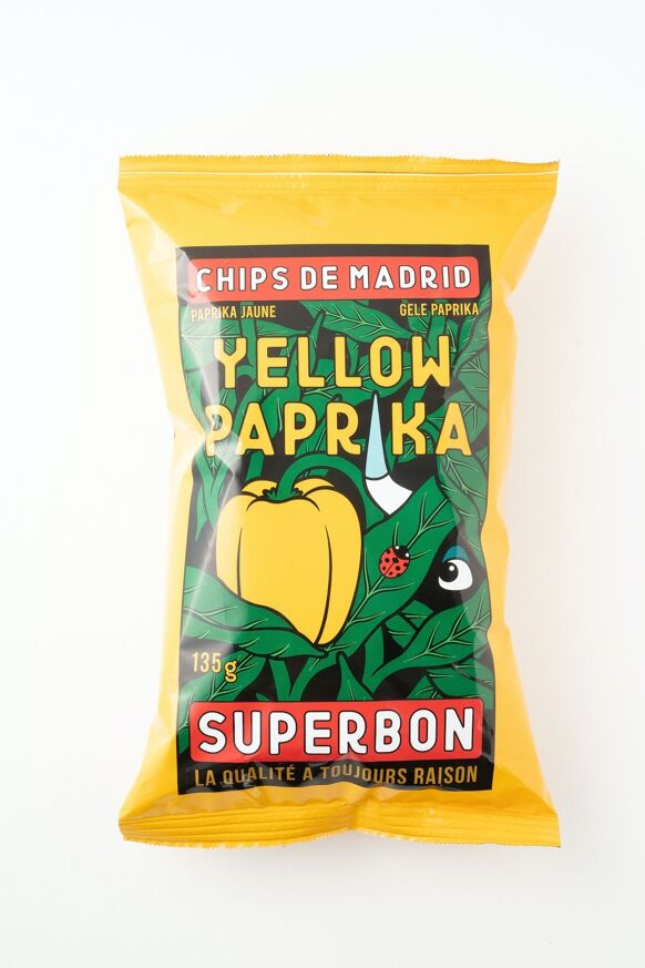 Chips Paprika Jaune 135g - Superbon