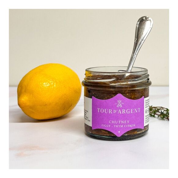 Chutney - Figues, thym citron - 110g La Tour d'Argent-