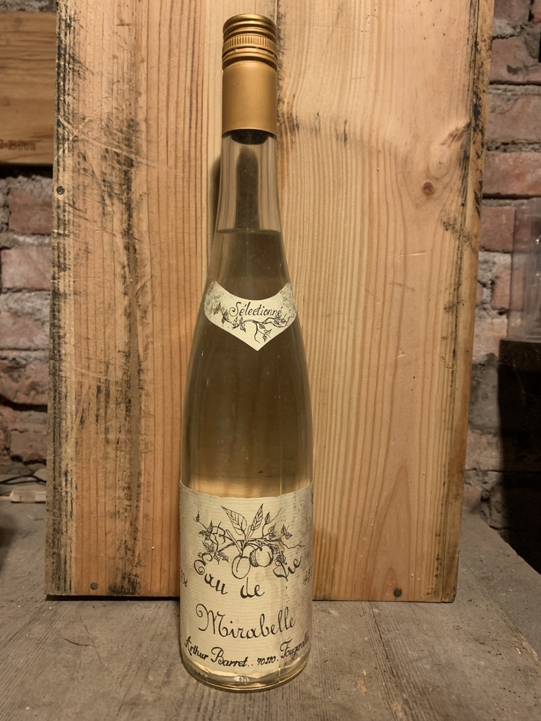 Eau de vie de Mirabelle Arthur BARRET Année 80 